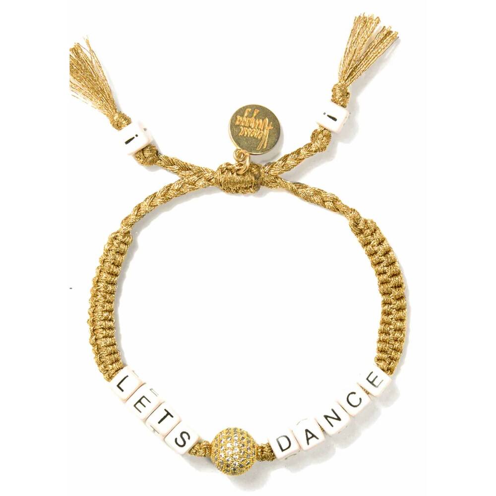 NEW VENESSA ARIZAGA women's lets dance bracelet in golden yellow